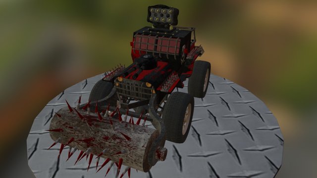 Apocalypse Jeep 3D Model