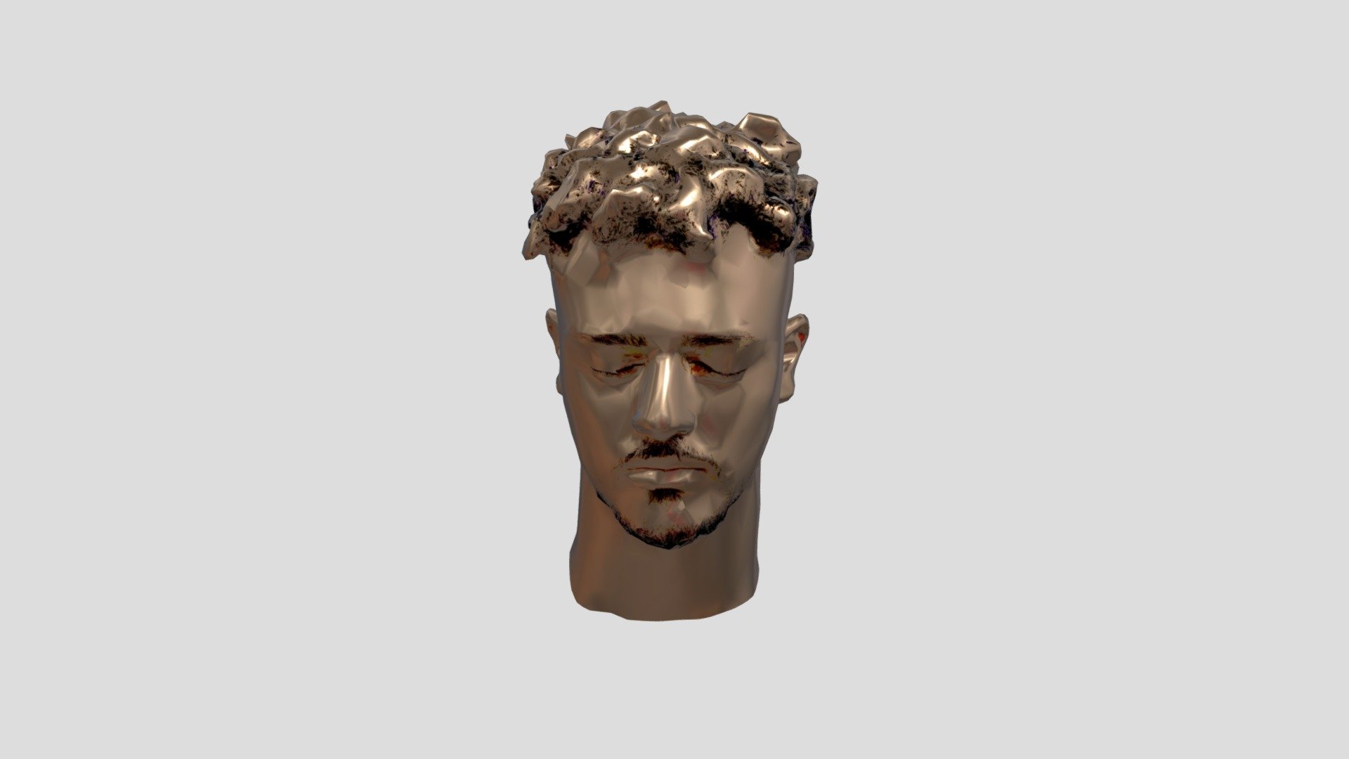 Bronze Head Download Free 3D model by Peter_G (metal_soup) [5efd229
