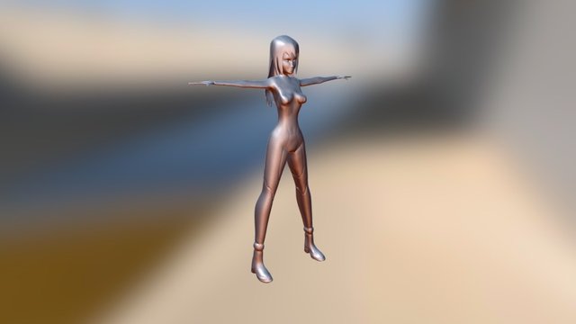Zero Suit Samus Sculpt 3D Model