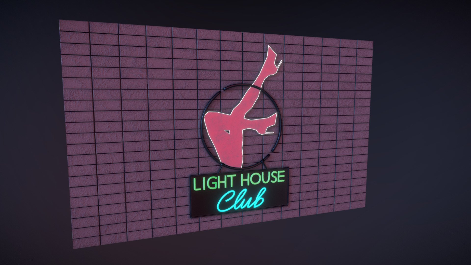Night club sign - Download Free 3D model by Ethian74 (@mansta9 ...