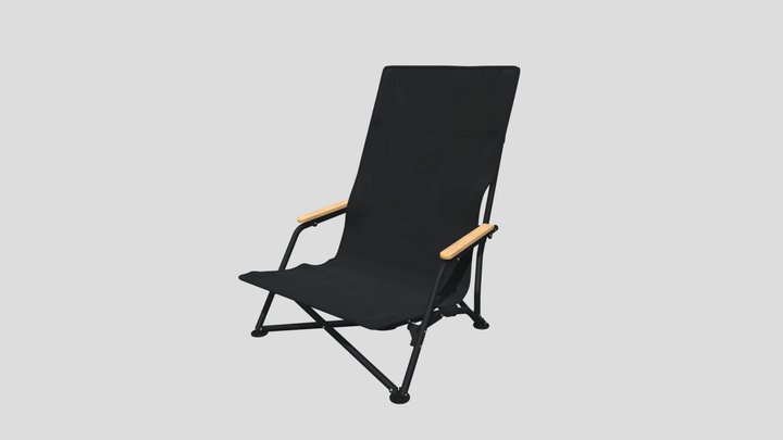 Outdoor Camping Portable Folding Chair 3D Model