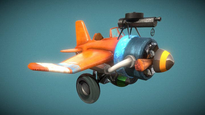 AVION-HELICE-TEST 3D Model
