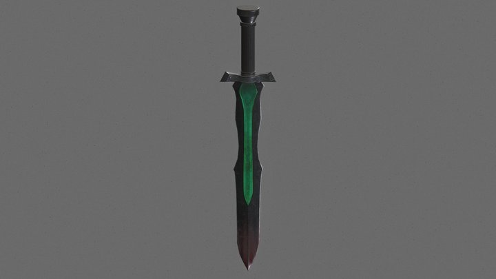 Emerald Sword 3D Model