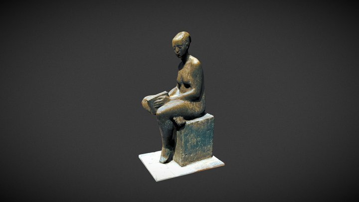 La lectora del Bretón (Logroño) 3D Model