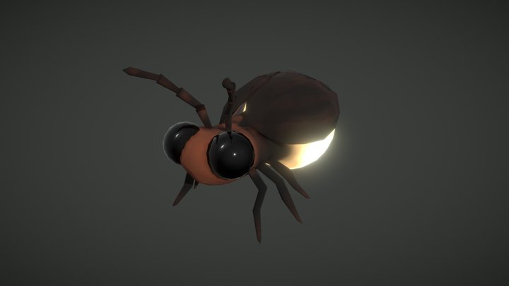 Lowpoly Firefly 3D Model