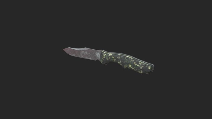 Knife - full pipeline 3D Model