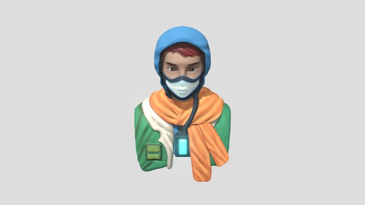 Wasteland Wanderer 3D Model