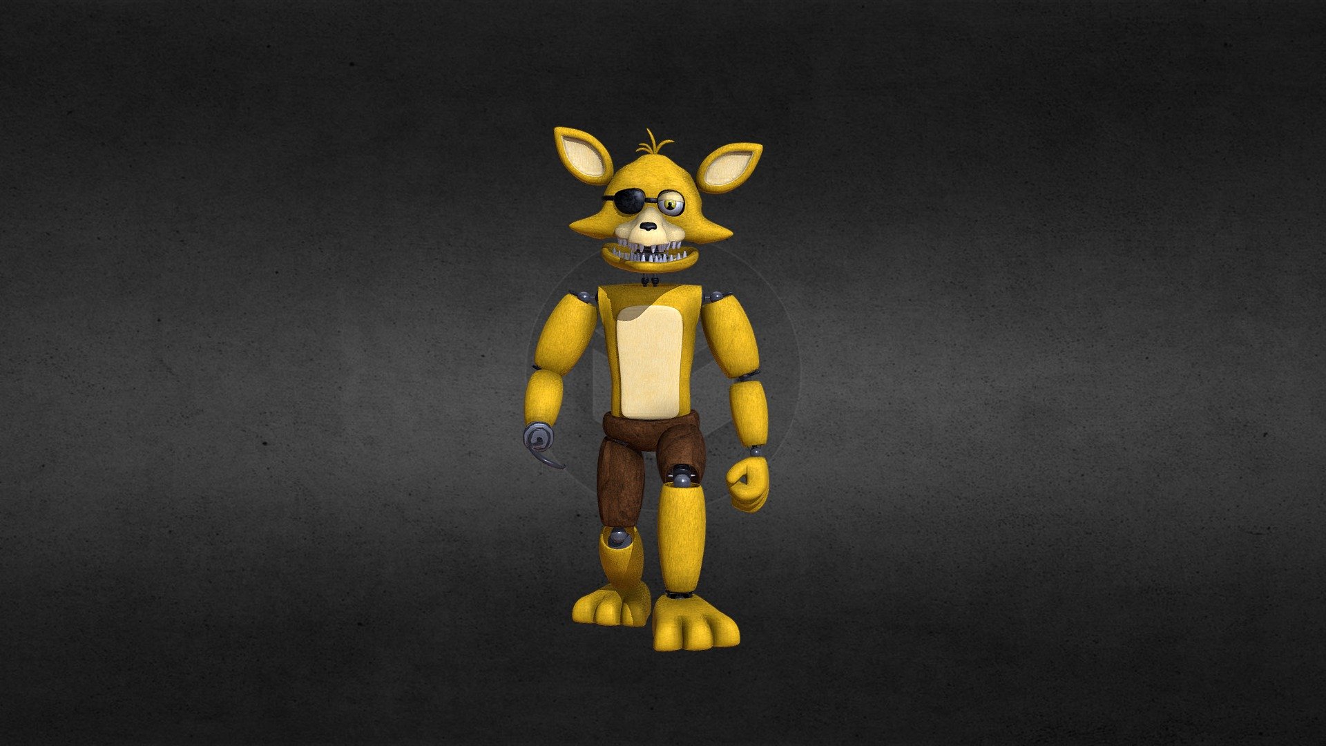UnWithered Spring Foxy walking animation