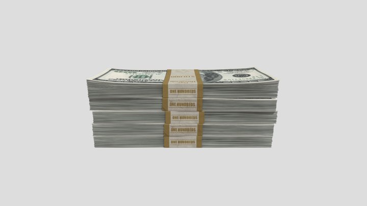 Dollar Stacks Large Pack – Gratis 3D-model STL