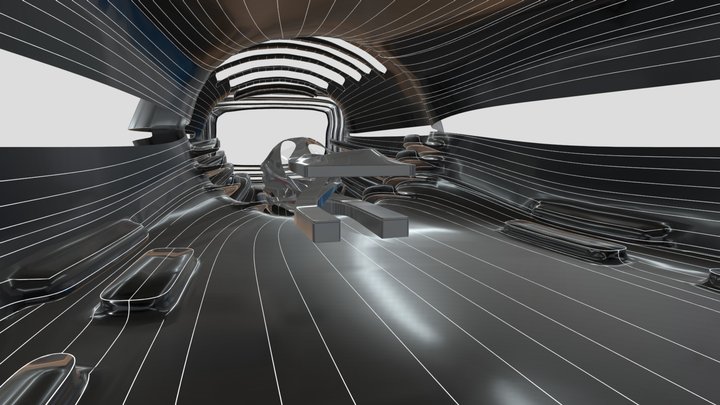 NFA_ Black Sun Bar_ Highest Fidelity File_GLB 3D Model