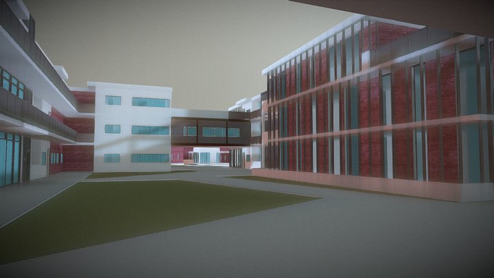 Conjunto vivienda popular 70 unidades 3D Model
