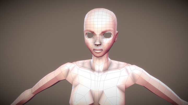 T-PoseTsuky2 3D Model