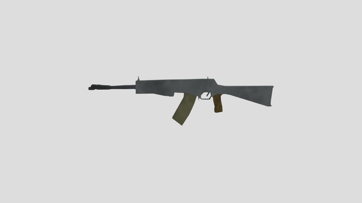 AN94 Finished 3D Model