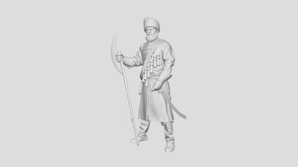 Russian Streletc with Crescent Blade
