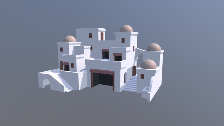 Arabic House_draft 3D Model