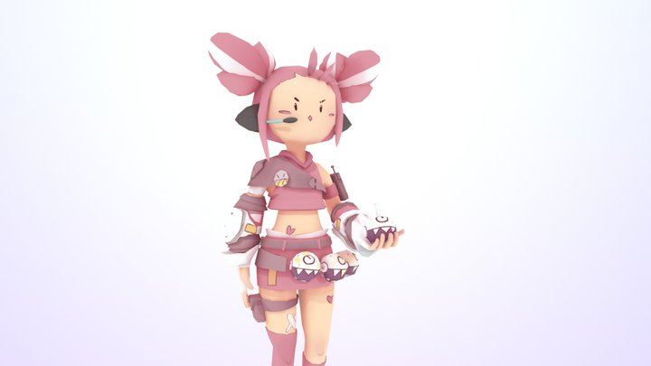Fanart Lolibomb~ 3D Model