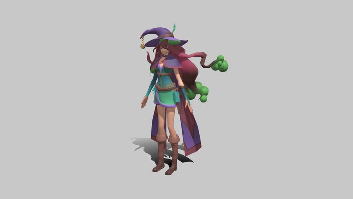 [Mutant Rabbits] Witch Model 3D Model