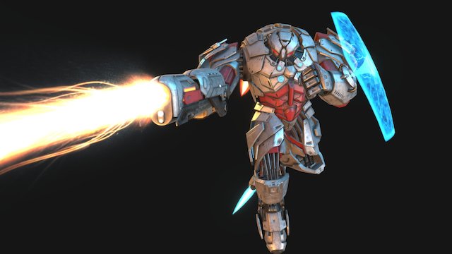 World at Arms - Atlas defensive 3D Model