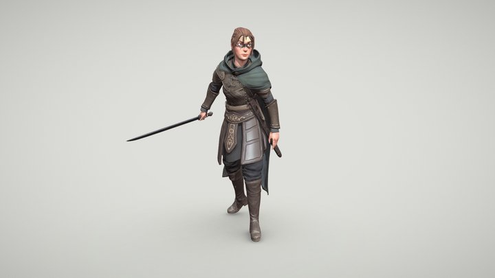 Rogue Character 3D Model