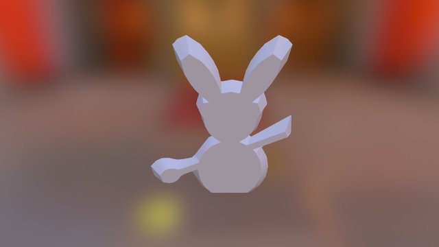 Open-Face Bunny GlassBlower Mold 3D Model