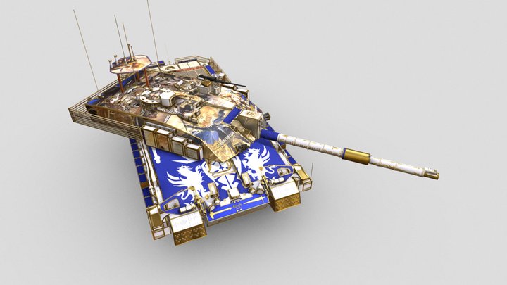 Challenger2_TES + Vina Victoria 3D Model