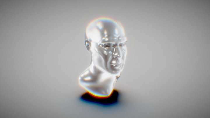 Stylized Aesthetic Head 3D Model