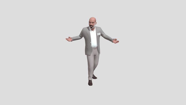 PERSONAJE BAILANDO 3D Model