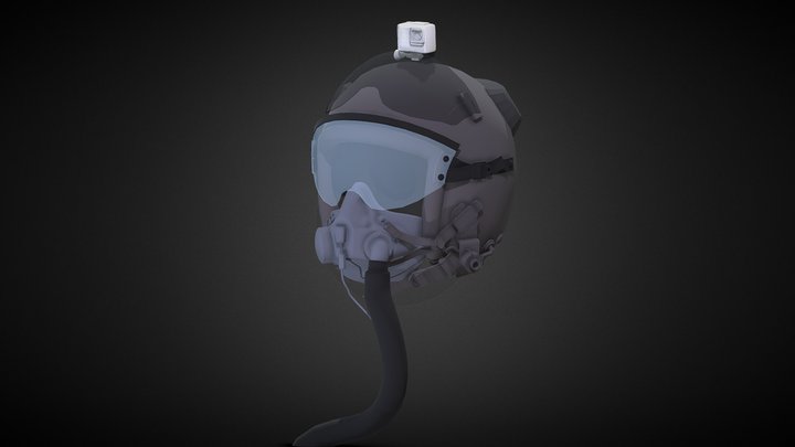 Pilatus PC21 Helmet 3D Model