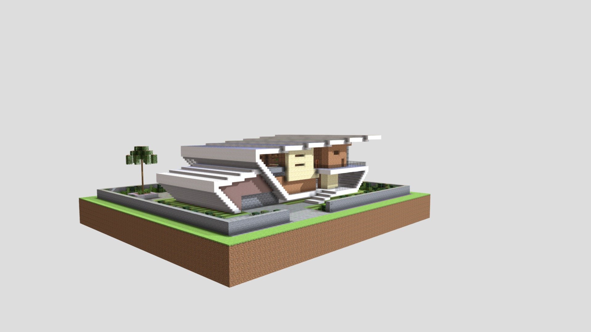 Minecraft Modern House - Download Free 3D model by jar (@jar9th ...