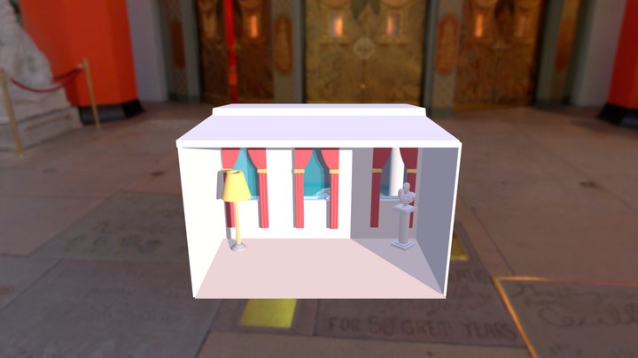 Architettura porticato 3D Model