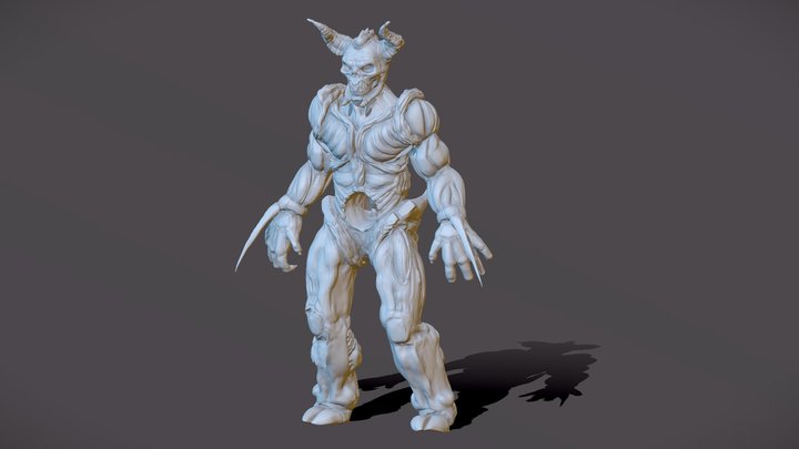 Demonic Warrior 3D Model