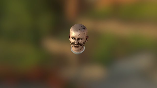 Manniquin Head 3D Model