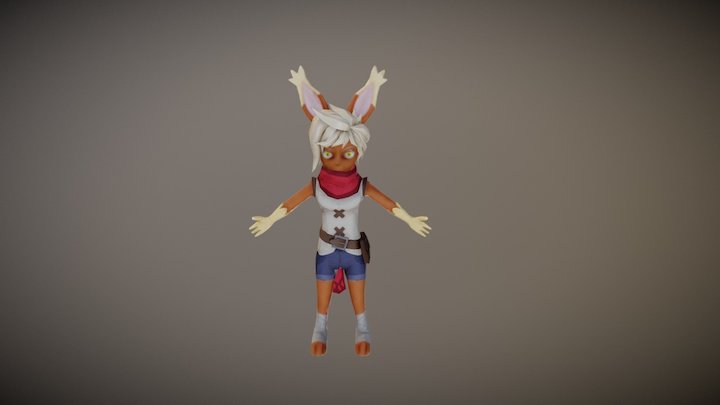 Alyx - Bunny Shape 3D Model