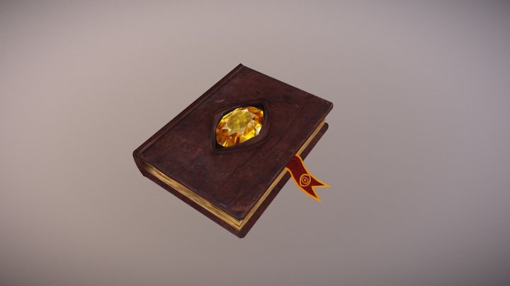 Spell Book 3D Model