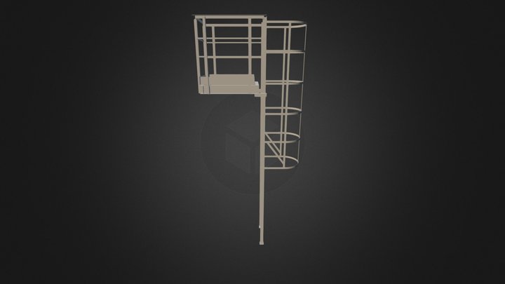 Лестницы, стремянки и площадки 3D Model