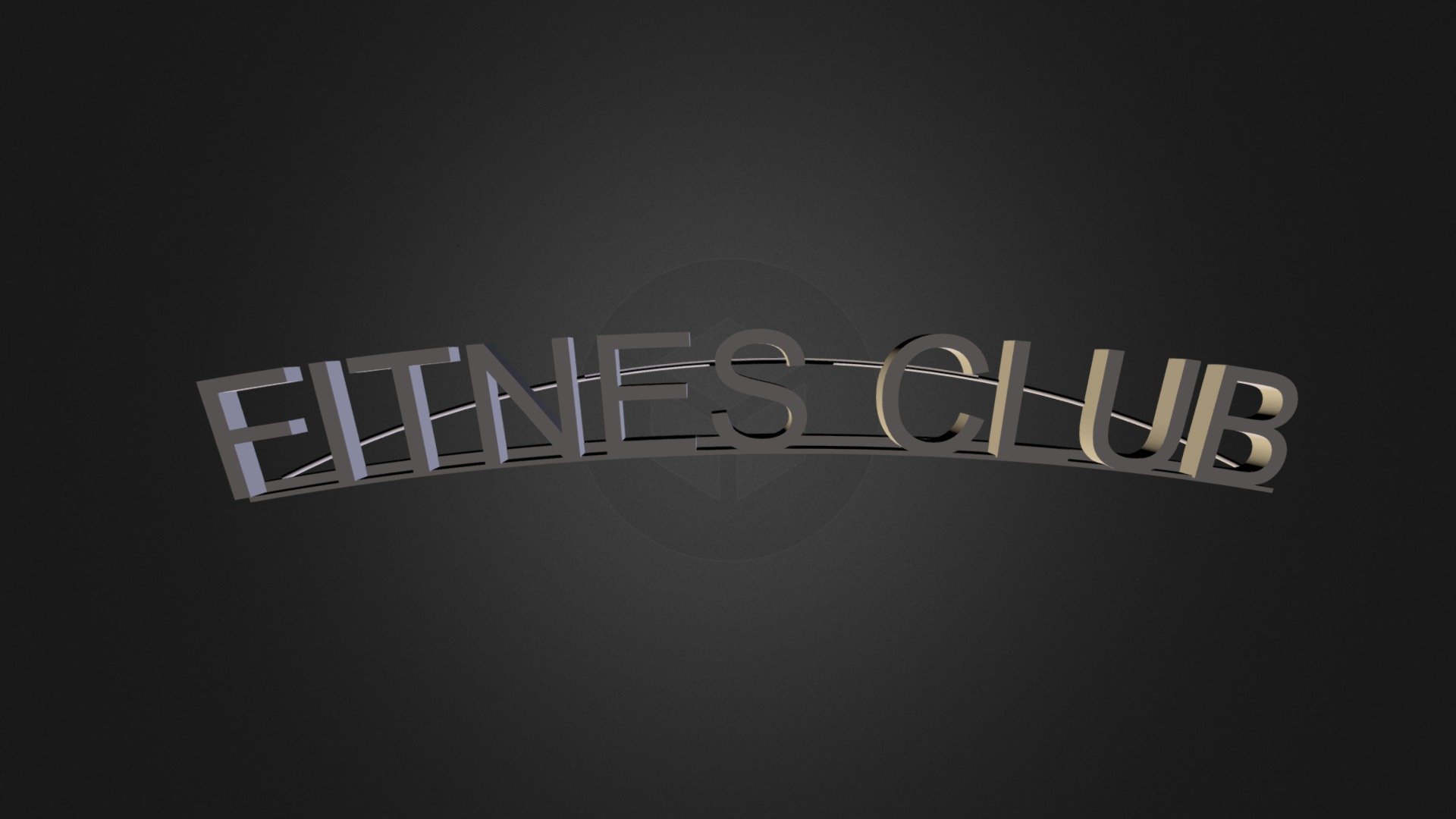 signboard of fitness club