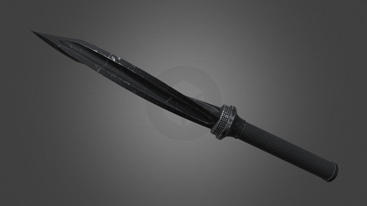 Jagdkommando knife 3D Model