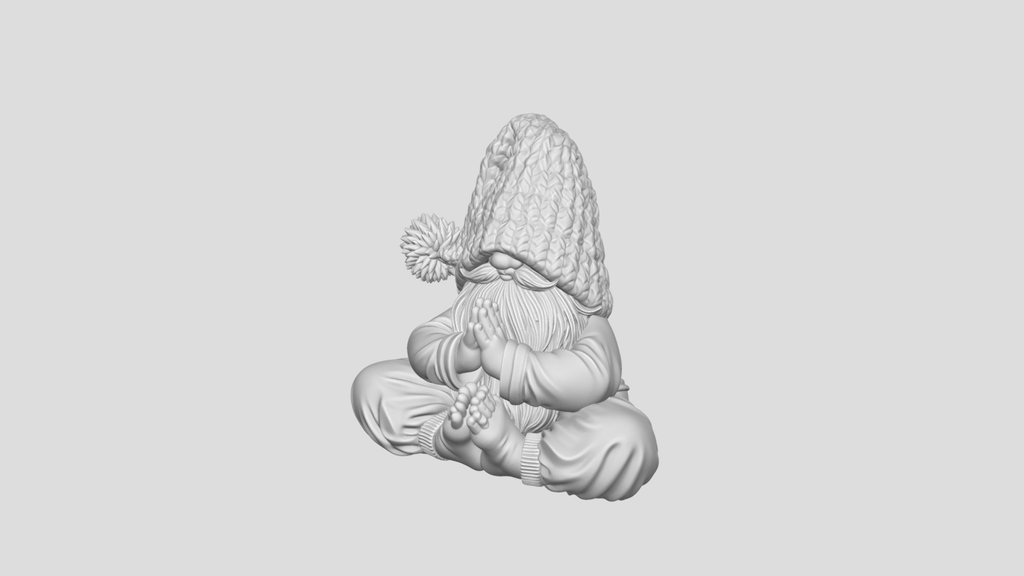 Zen Gnome in Prayer