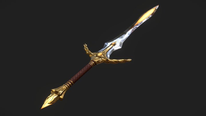 Elven Sword 3D Model