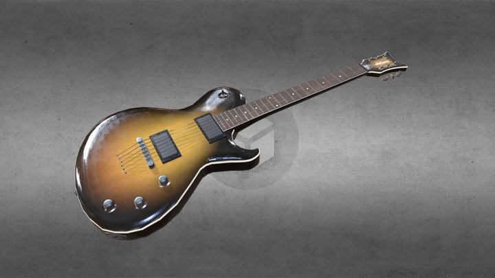 Guitar new 3D Model