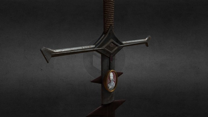 The Cameo Sword 3D Model