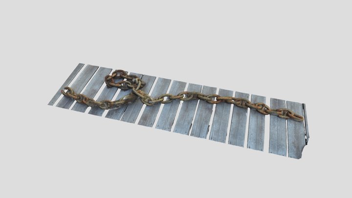 Cadena Batalla de Vuelta de Obligado (1845) 3D Model