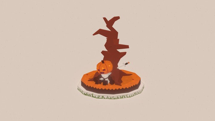 Pumpkin knight 3D Model