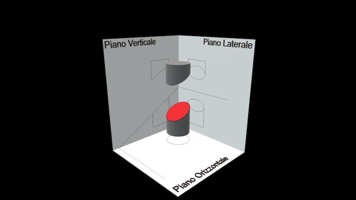 Cilindro Sezionato 3D Model