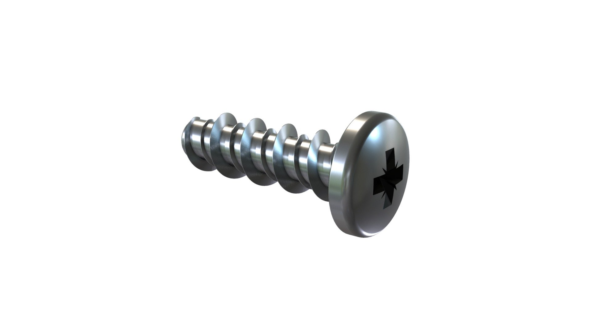 CR (Z) Pan HighLow Screws for Plastics 3D model by Lancaster