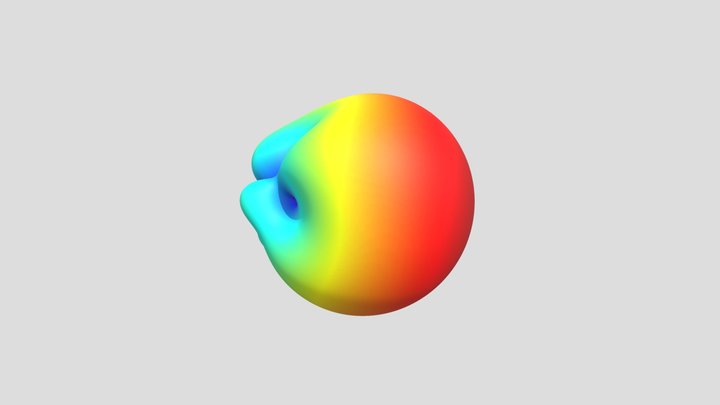 Patch Radiation Pattern 3D Model