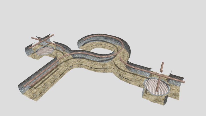 Uso entorno modular 3D Model