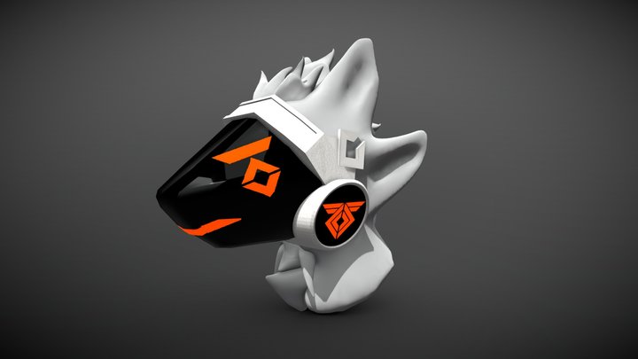 Protogen Warmind Head (discontinued) 3D Model