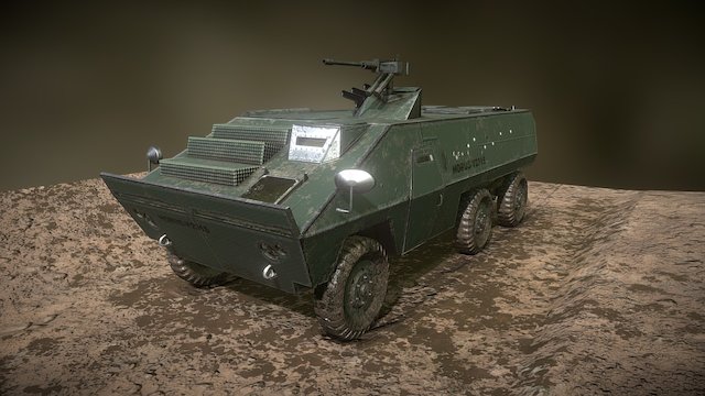 Tank Urutu 3D Model