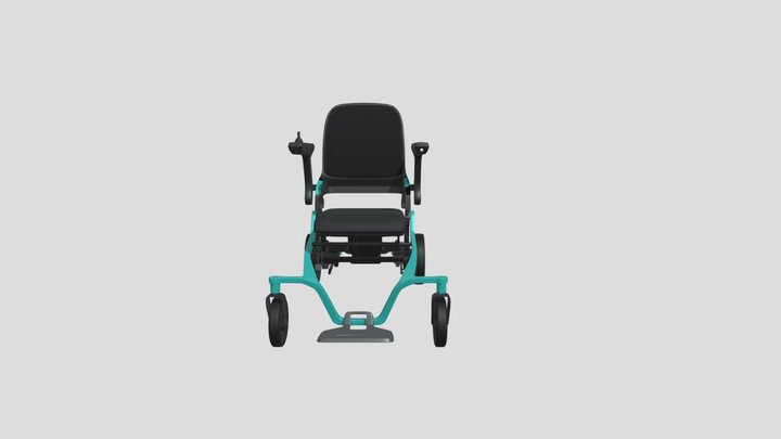 E40_Wheelchair 3D Model